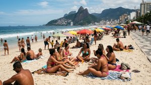 красивые женщины плюссайз, наслаждающиеся солнцем в микро бикини.