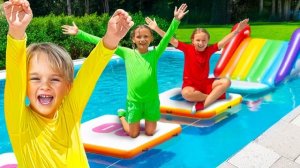 Челлендж 4 цвета  с водяными шариками