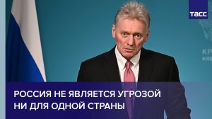Песков: Россия не является угрозой ни для одной страны