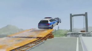 Мультики для детей . Мультики про машинки которые преодолевают мост . Яркий мультик для детей