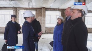 Прокурор Костромской области проверила ход строительства Караваевской школы