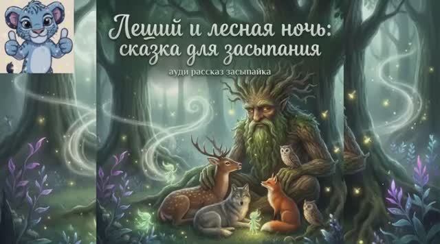 Леший и лесная ночь . ауди сказка засыпайка