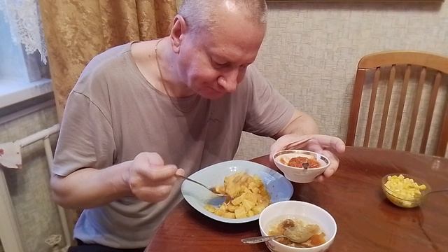 Вкусно поел.