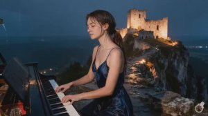 Виолончель,скрипка и фортепиано в дождливую ночь в замке Спиш Эмоциональная музыка для расслабления