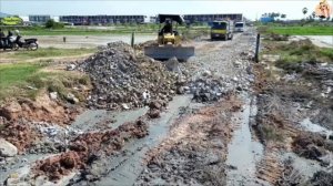 Строительство, засыпка старого канала