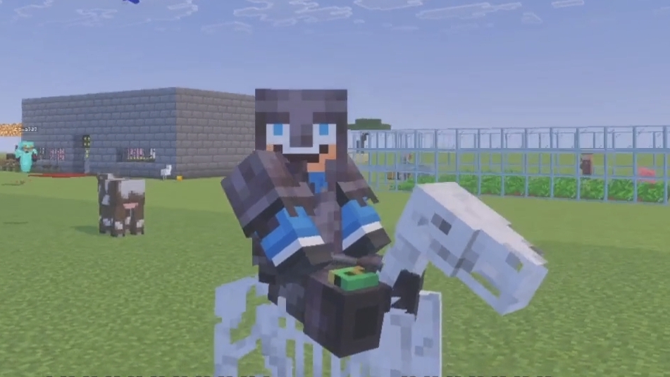 Minecraft с комментариями, Элвис и Волчонок 🐺 опять отжигают