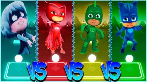 ⚡️ Герои в масках Coffin Dance ⚡️ в Tiles Hop lvl 33 - Мультик PJ Masks