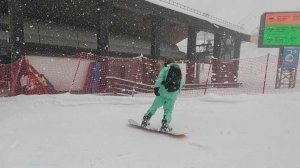 В горах Сочи из-за снегопада продлили горнолыжный сезон