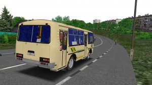 Поездка на ПАЗ-32054 по маршруту №7 по карте Русская Глубинка 2.6