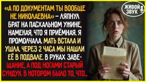 Ты вообще НЕ НАША! — ляпнул брат. А через два часа мы нашли мать с завещанием в тайнике