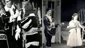 Muslim Magomaev as Figaro in G.Rossini's _The Barber of Seville_,1964