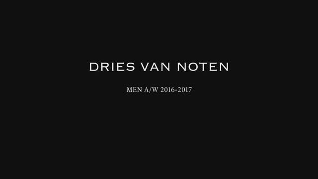 Показ мужской коллекции Dries Van Noten 095 осень-зима 2016-2017 смотреть онлайн