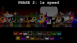 Спрунки_Sprunki Phase 1 VS Phase 2 speed 2x faster