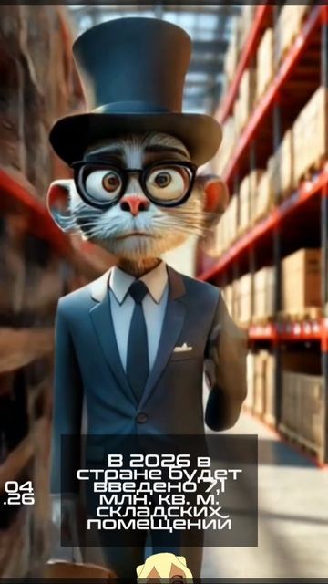 В 2026 в стране будет введено 7,1 млн. кв. м. складских помещений