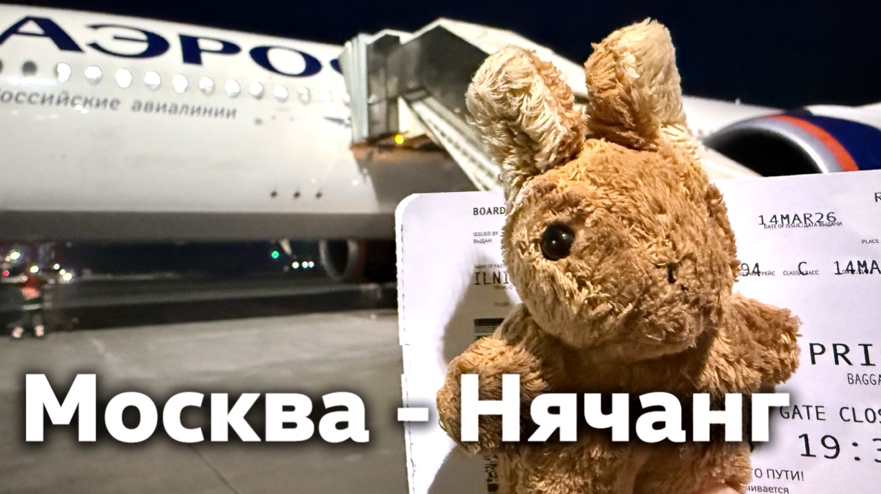 Москва - Нячанг / Ночной полет
