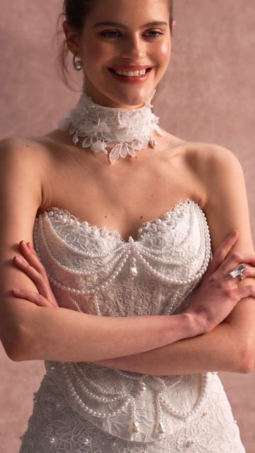 Свадебное платье Солара из коллекции «Дива» 2026 от бренда Анна Кузнецова