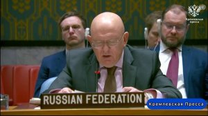 Выступление В.А.Небензи на заседании Совета Безопасности ООН