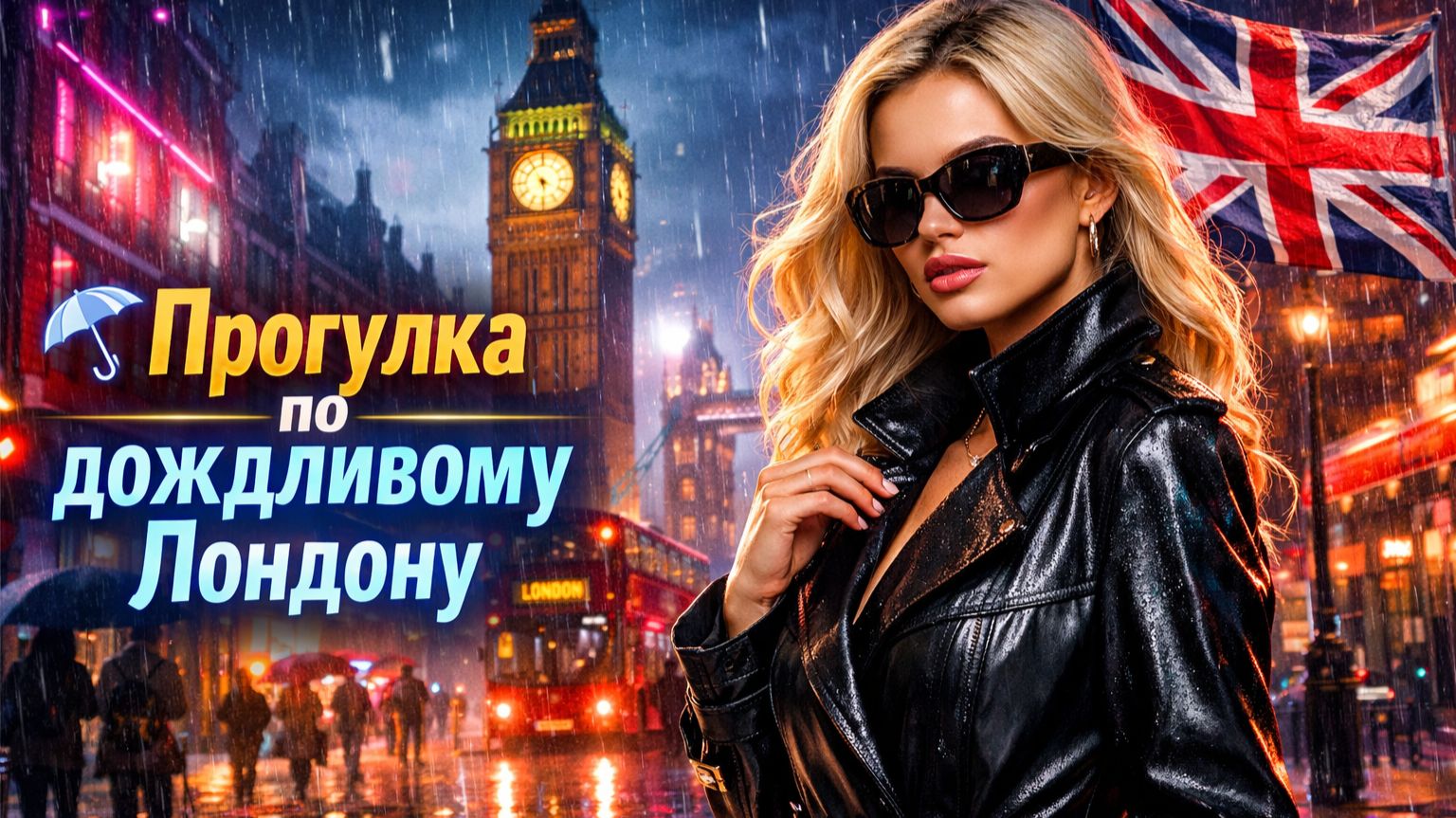 ☔️ Прогулка по дождливому Лондону от Мейда-Вейл до Хэмпстеда 4К