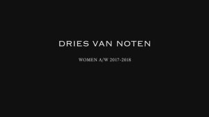 Показ женской коллекции Dries Van Noten 100 осень-зима 2017-2018