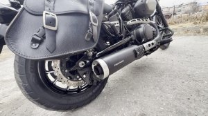 Yamaha xvs 950 Bolt 2014 выхлоп PRUNUS