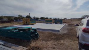 Строительство дома. Фундамент. Домокомплект. Доски.