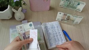 #15/2026 Распределение денежных средств ✍🏻- закрыла цель 🥳- добавила конверты ✉️