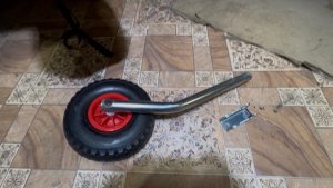 Транцевые колеса на пвх лодку