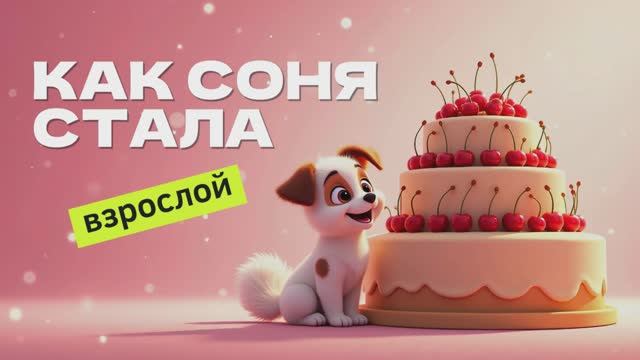 Знаменитая Собачка Соня 🐶 Как Соня стала взрослой