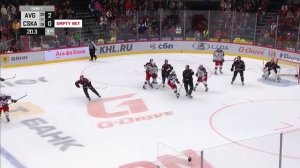 КХЛ. Авангард_ЦСКА матч 1 08042026. Привет армейцев на следующую игру и героический забег Нестерова