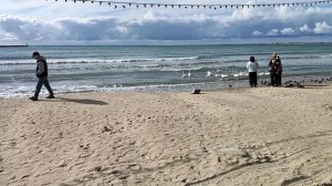 Анапа. Солнечно и похолодало. Пляж Дилуч. 9 апреля 2026.