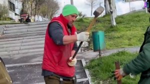 Спуск на улице Блюхера  стал безопаснее