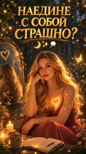 Наедине с собой страшно?