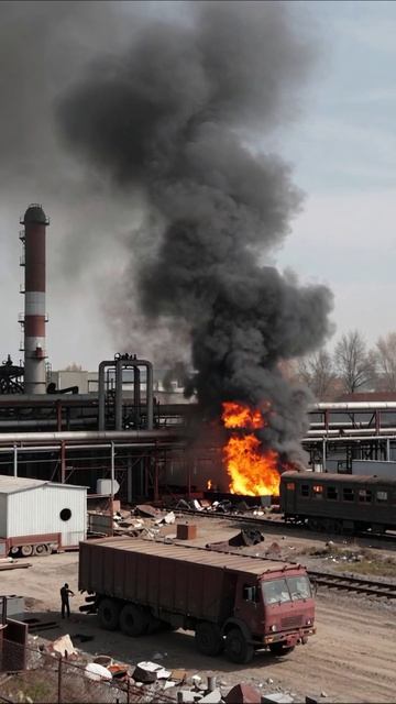 Пепел над пустошью: непрекращающаяся беда #катастрофа #экология #производство