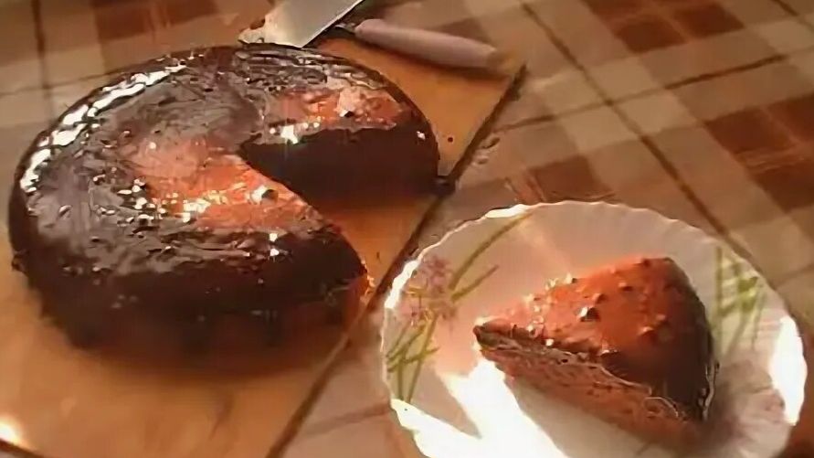 Шоколадный манник на скорую руку. Очень мягкий, ароматный, вкусный!