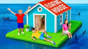 24-часовое приключение на выживание в плавучем доме!