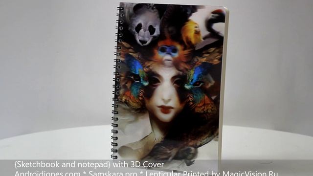 3D  3D_Анимационные стерео варио блокнот ежедневник скетчбук_Samskara