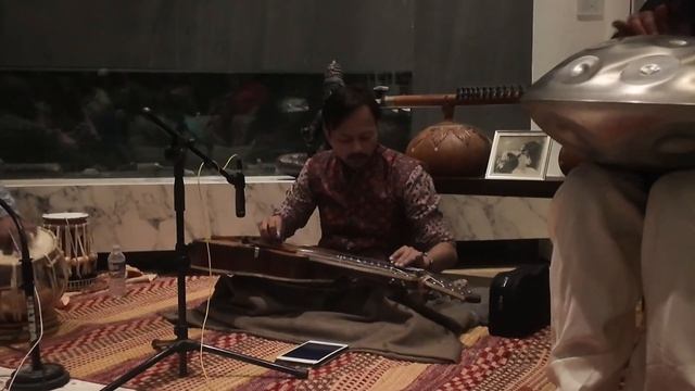 Raga Bhim Dhwani (Slide Guitar, Handpan) | Rhitom Sarkar | Washington DC