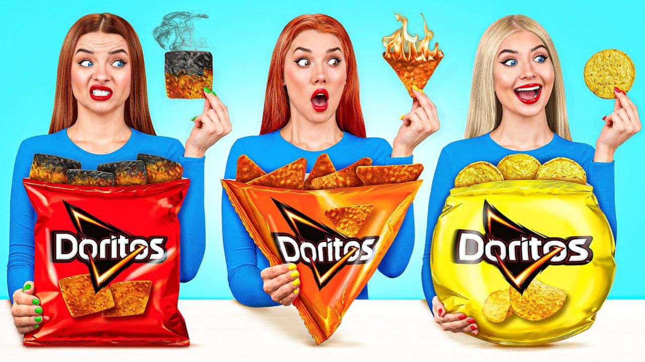 Геометрический челлендж с едой