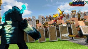 Жительская армия  VS Хранитель!  🛡️ (Minecraft Анимация) l СМОТРИМ ПО-РУССКИ
