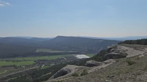 Скалы Сап-Сары-Кермен. Виды сверху - 2, вид на Партизанское водохранилище