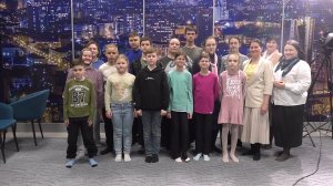 Воспитанники образовательного центра при СПДС посетили Епархиальный духовно-просветительский центр