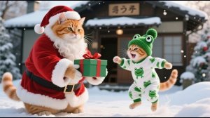 Секретный сюрприз Мамы-Кошки от Санты для Джинджер 🎅💚 | Трогательная рождественская история