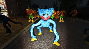 Приключения с HUGGY WUGGY и BUNZO BUNNY Poppy Playtime в городе - Гаррис Мод | Garry's Mod | Gmod