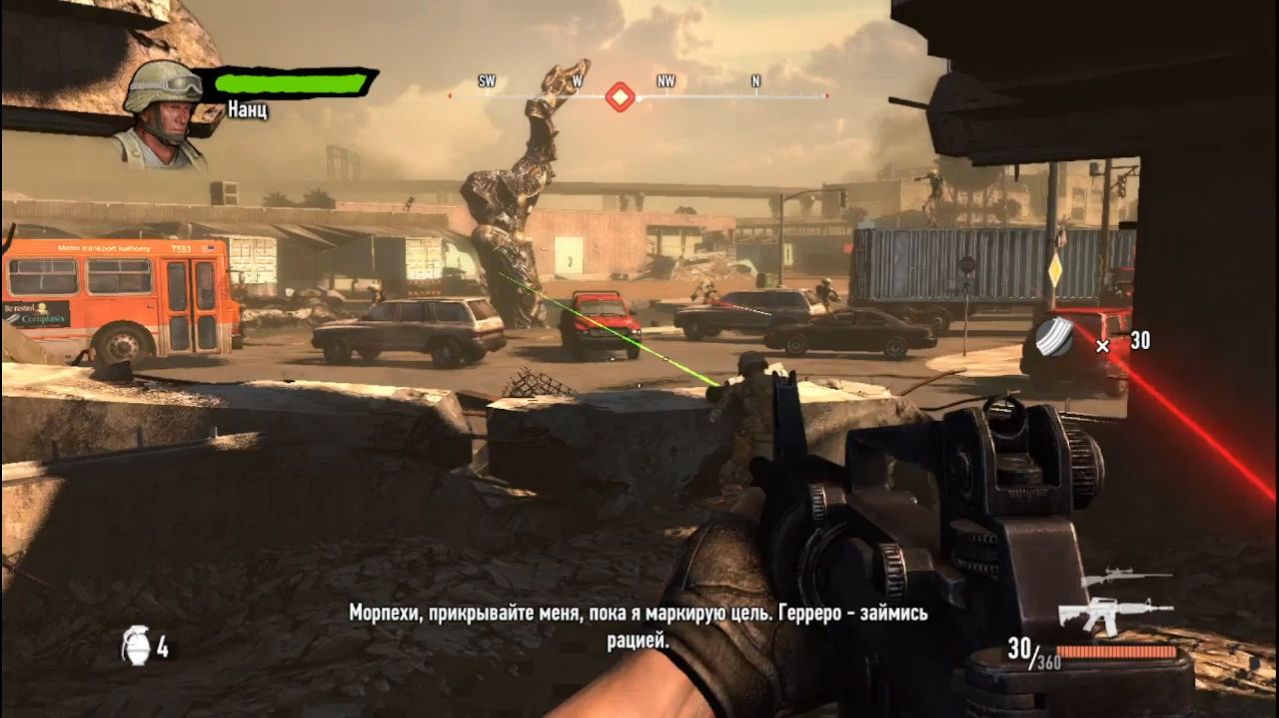 Battle: Los Angeles (2011) ➤ Инопланетное Вторжение: Битва за Лос-Анджелес 🔹 Часть 2