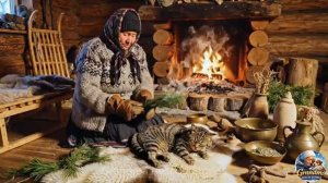 Пожилая женщина спасает кошек.