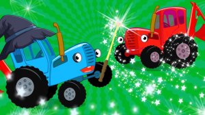 Сказка как Синий трактор спас Фею и Трактор Милу - Синий трактор влог для малышей