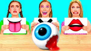 Откуси Лизни или Ничего Челлендж | Забавная Кулинарная Битва от BaRaDa Challenge