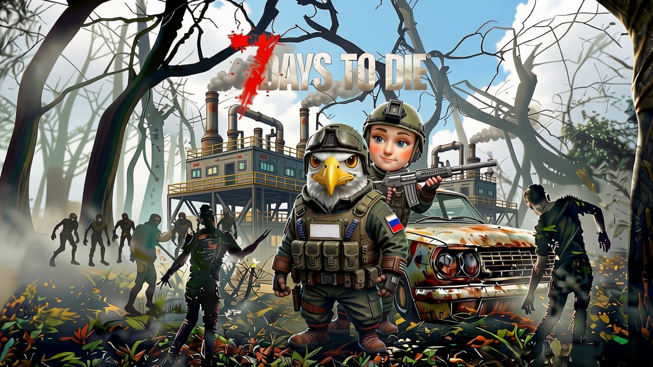 7 days to die \ #29 Часть операции"Горизонт 1" и операция "Внезапная люля"