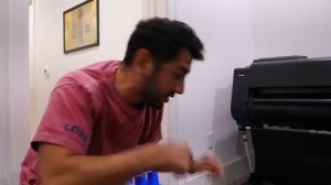 Caught Escaping On Security Camera After Hours On The Studio Space!