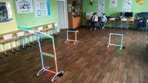 Трасса с подсветкой для вупов . Сделали 50 %